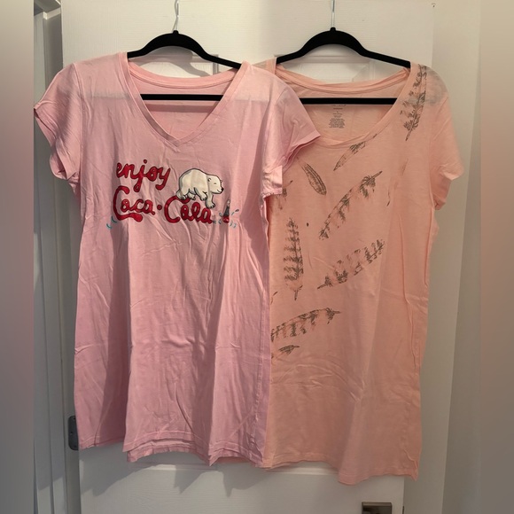 Coca Cola Other - Bundle of TWO nightgowns - Coca Cola bear & feather design - L